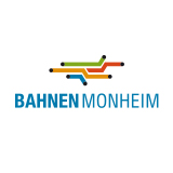 Externer LinkDas Unternehmenslogo von Bahnen Monheim.